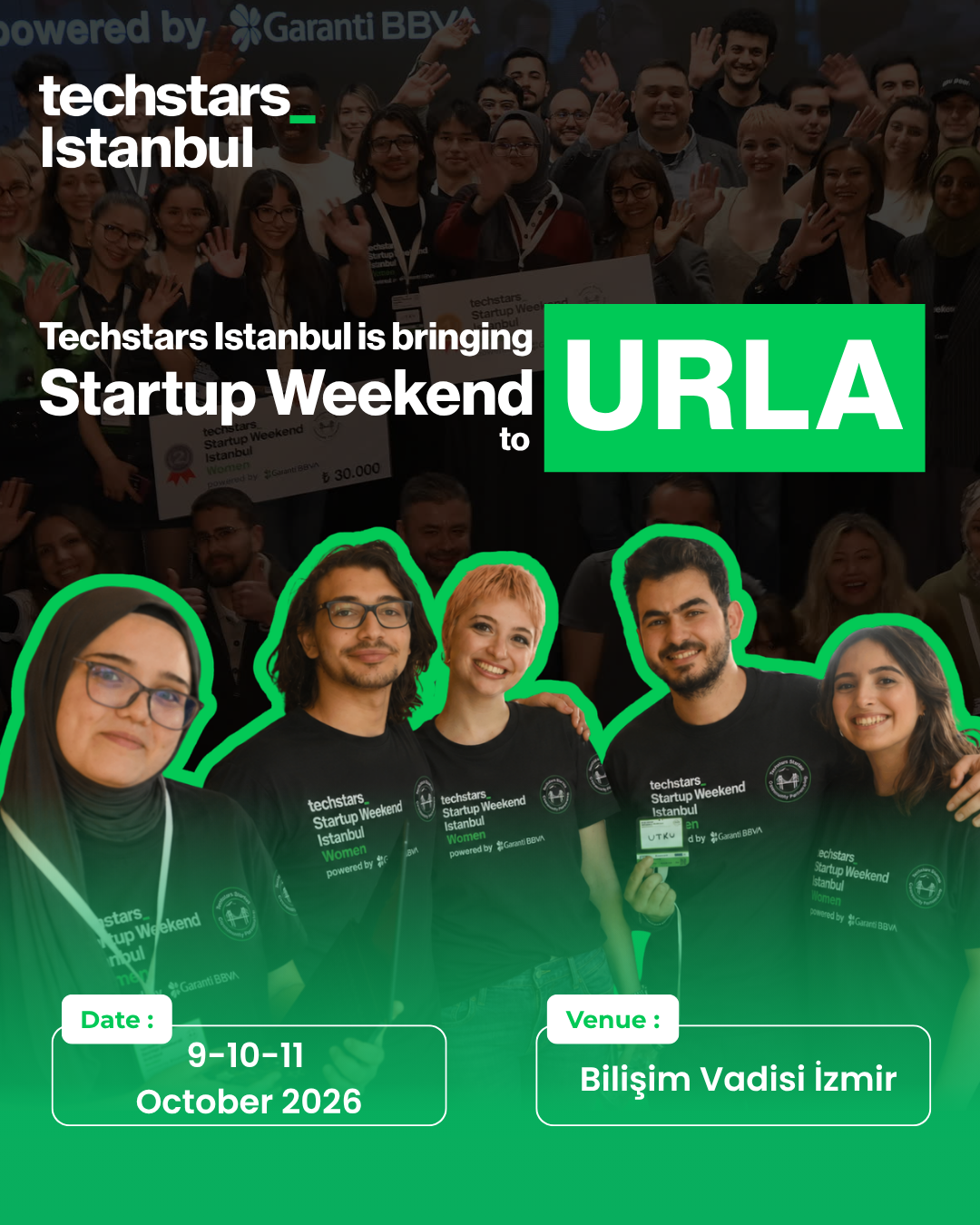 Techstars Startup Weekend Urla afişi